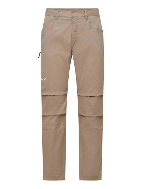 Salewa Agner Hemp Ripstop Ανδρικό Μακρύ Παντελόνι Αναρρίχησης Μπεζ
