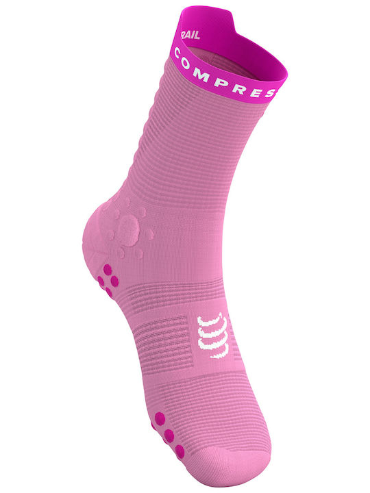Compressport Șosete Trekking Roz 1 Pereche