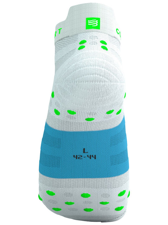 Compressport Ultralight Ciorapi de Alergare Albi 1 Pereche