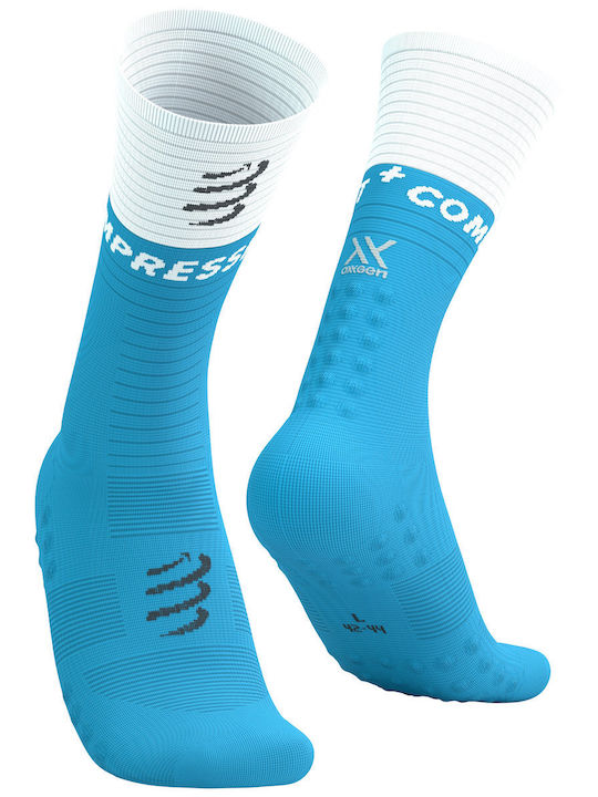 Compressport Șosete Running Albastre 1 Pereche