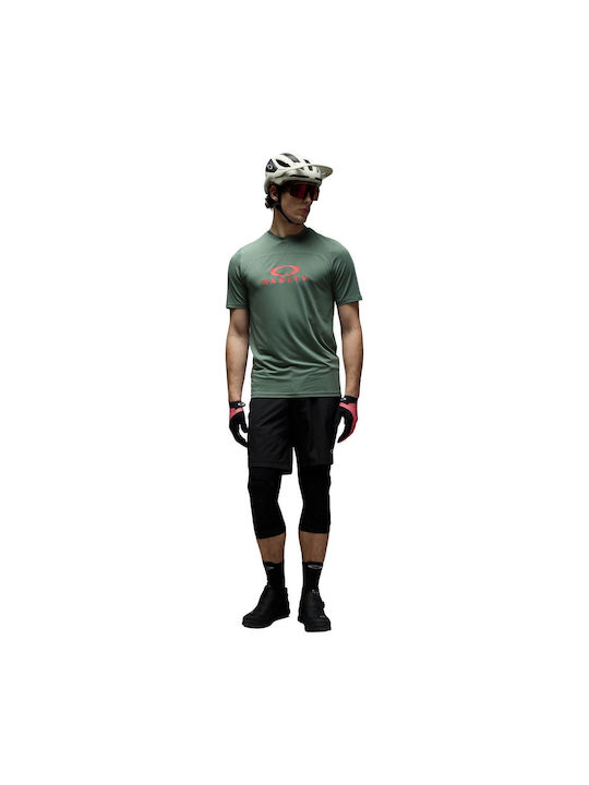 Oakley Men's Short Sleeve Green Cycling Jersey