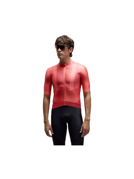 Oakley Tricou De Ciclism Cu Mâneci Scurte Pentru Bărbați Roșu Drum
