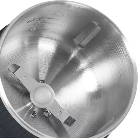 Haley Elektrische Kaffeemühle 500W mit Getreidekapazität 50gr und Ebenen der Mahlung Blau