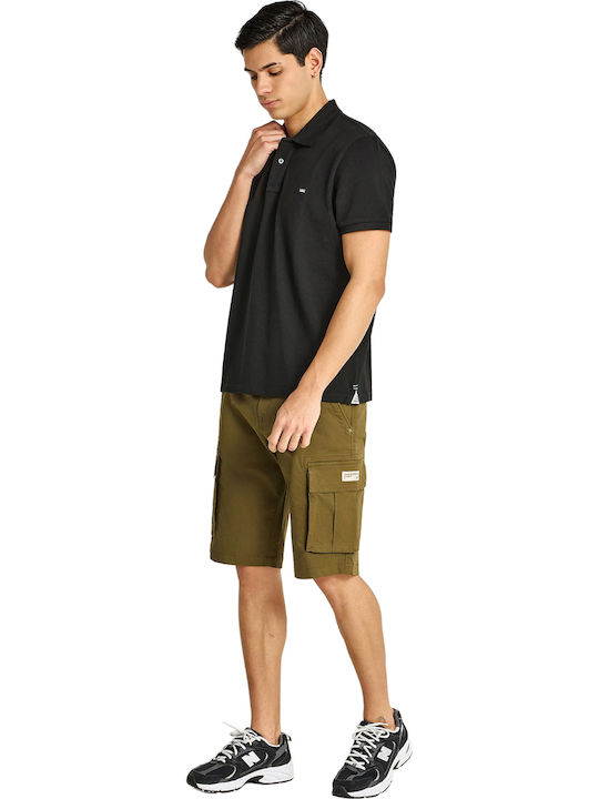Polo Short Sleeve Blouse Black