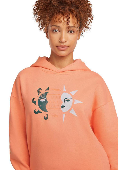 Women's Hooded Sweatshirt Orange