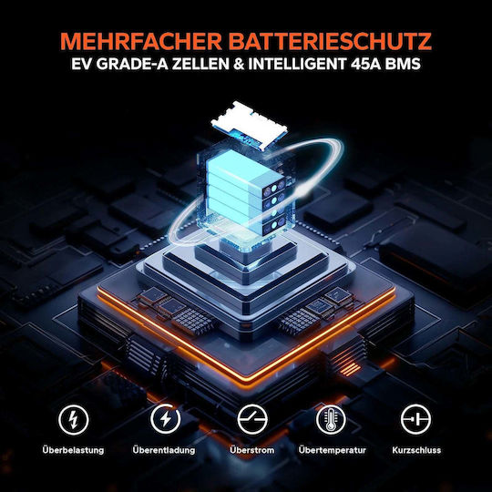 Litime 12v 20ah Lifepo4 Deep Cycle Battery 20a Bms 256wh