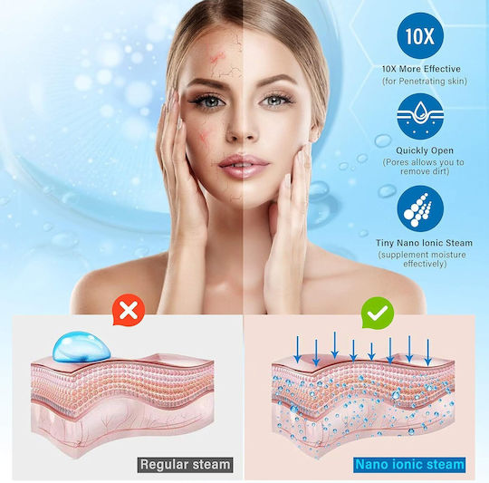 Electric Facial Steamer Spa Device Home Skin Care