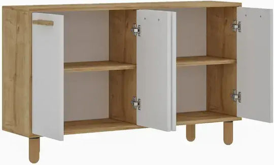Wooden Brown Console L120xW30xH73cm