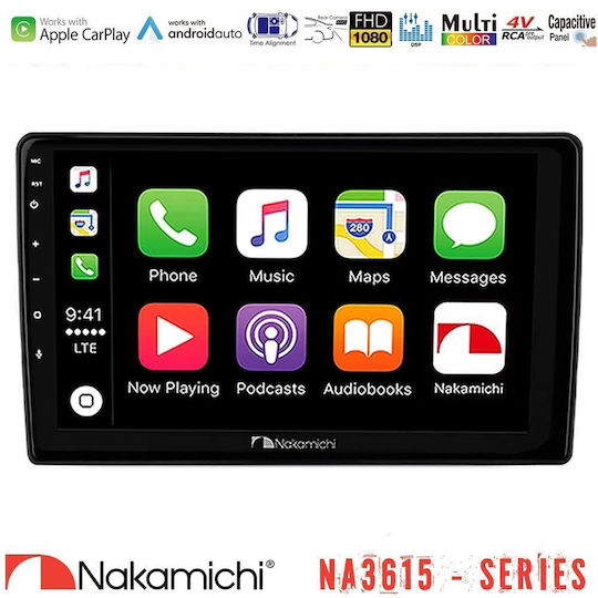 Nakamichi Na3615 Series Wireless Carplay & Android Auto Toyota Avensis T25 02/2003–2008 Media Station Tablet 9"