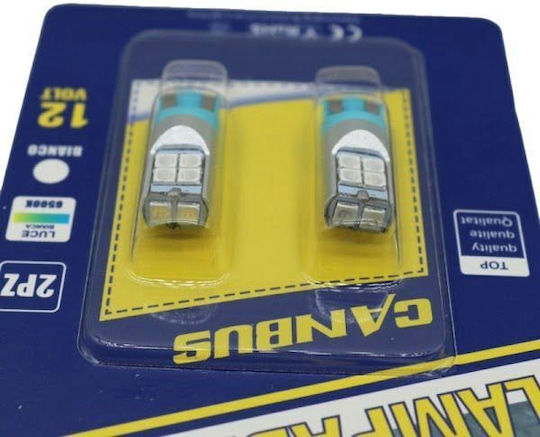 Rchang Lampa Auto T10 Canbus LED 6500K Alb Rece 12V