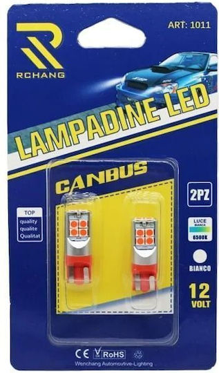 Rchang Rchang Autolampe T10 Canbus LED Rote 12V