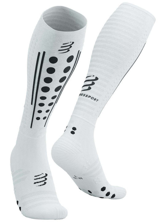 Compressport Running Κάλτσες Λευκές Compressport Running Κάλτσες Λευκές