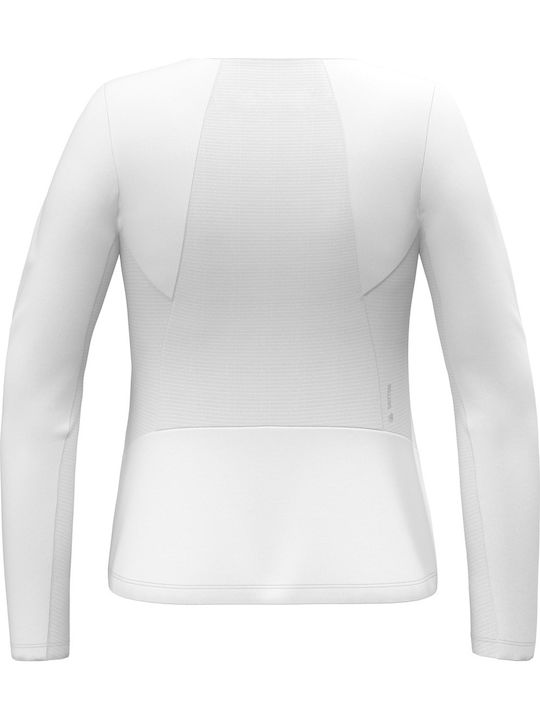 Pedroc Dry Bluza Damă Sport Uscare Rapidă Transparentă Albă