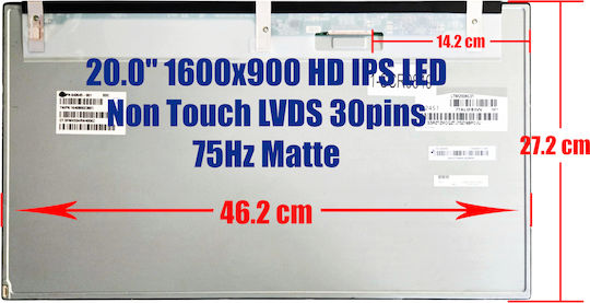 IPS / LED / Touch 1600x900 Матов За Лаптоп Hp Proone 400 G2 1-SCR0849