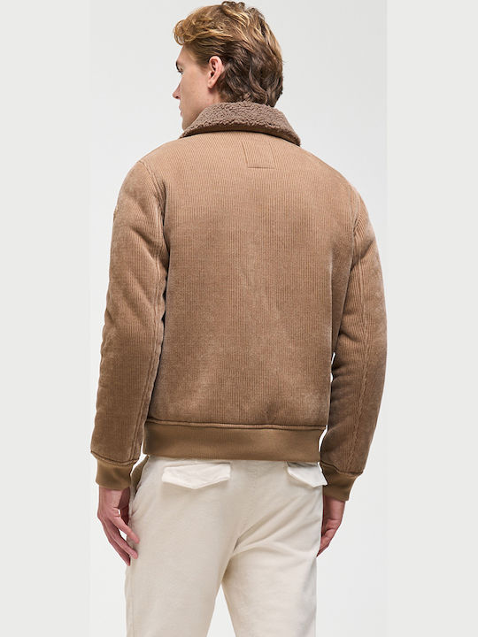 Bomber Beige Herren Jacken