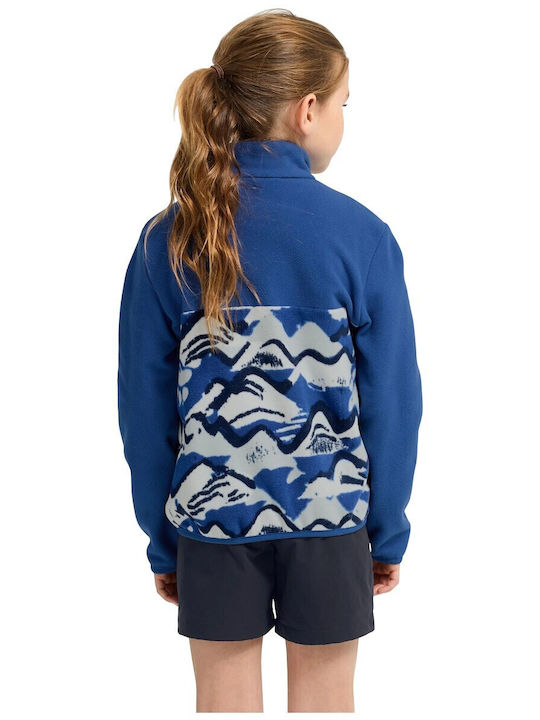 Polar Bluze și Hanorace Pentru Copii Cardigan Cu Buzunare Albastru