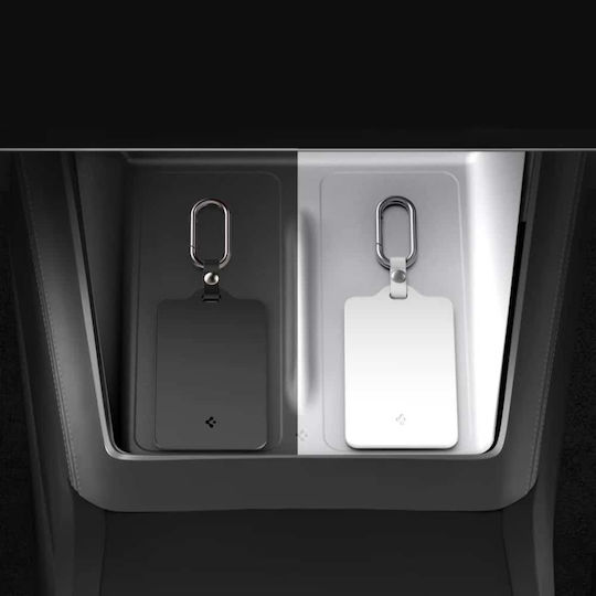 Spigen 2 Pack Card Holder Acp11405 Tesla Key Universal 2x Carabiner 4x Protective Film White Black Acp11405;to243
