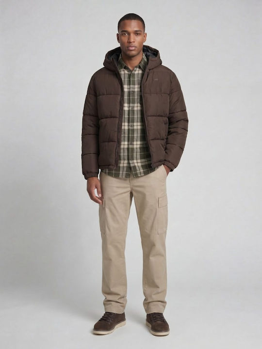 JJ Rebel Jacket Puffer Brown