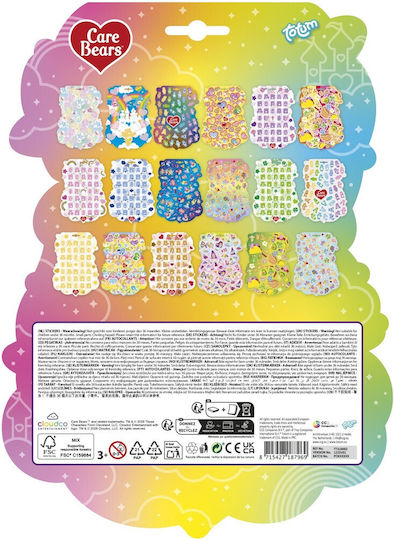 Totum Care Bears Aufkleber-Album 800Stücke