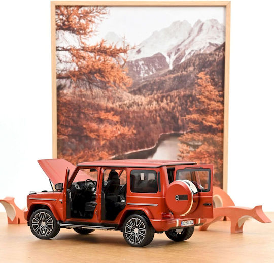 Model Mașină Mercedes-Benz G-Class 2024 Portocaliu Cupru Scara 1:18 Norev