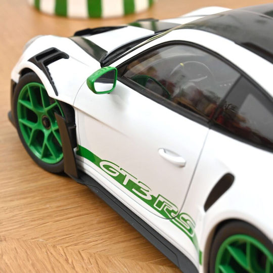 Model Mașină Porsche 911 GT3 RS Tribute To Carrera RS 2022 Alb Verde Python Scara 1:12 Norev