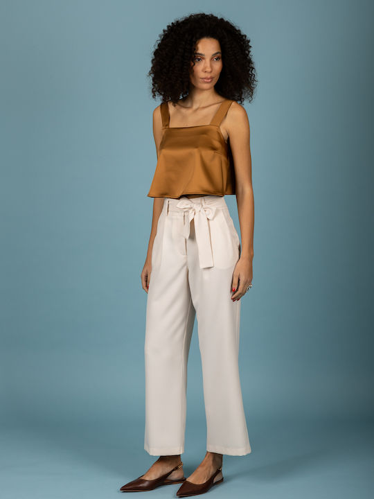 Women's Crop Top Bronze