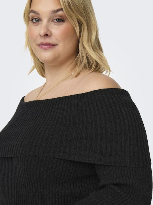 Women's Long Sleeve Black Sweater