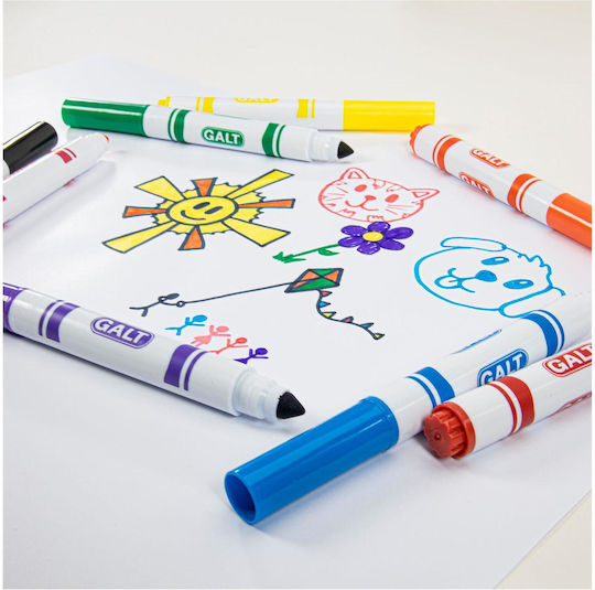 Galt Toys Markere De Culoare Vibrantă Set 12 Culori