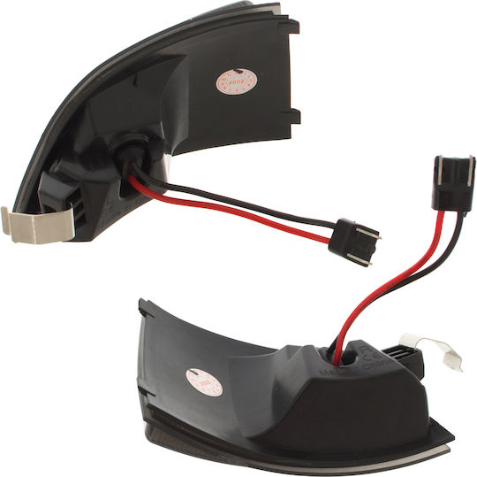 Ford Focus II C-Max 03-07 Stânga + Dreapta Becuri Auto Fumurii Dinamice Led Oglindă Indicator Set 2 Bucăți