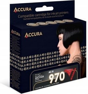 Accura Kompatible Tintenpatrone InkJet Brother Lc970/1000m 35ml Magenta 1 Stück