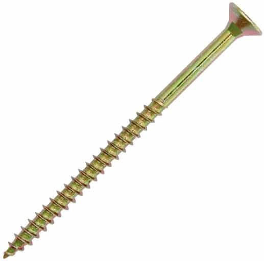 Wood Screws Metallic with Diameter M6 and Length 60mm 250 Pieces