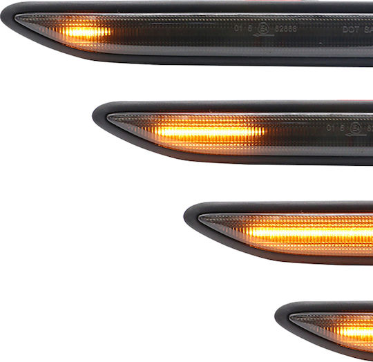 Ford Mondeo Iv 07-15 Led Side Indicator Smoked Dynamic 2 Pcs Set