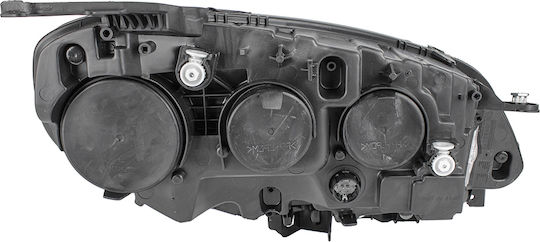 Headlight Left Fiat Doblo 2015+ Electric Adjustment Black Frame 505313