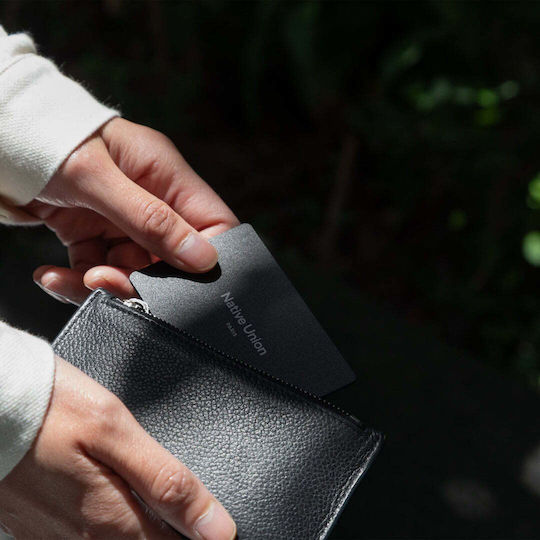 Native Union Findit Karte V2 – Zutrittskontrollkarte Für Brieftasche Kompatibel Mit Apple Find My Google Find Hub Schwarz