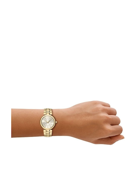 Armani Exchange Дамски часовник 34mm Кварцов със Златна Стоманена Браслет