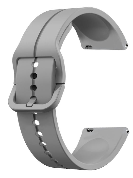 Rubber Strap Grey 22mm