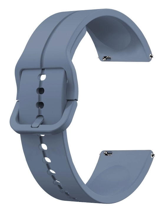 Rubber Strap Blue 20mm