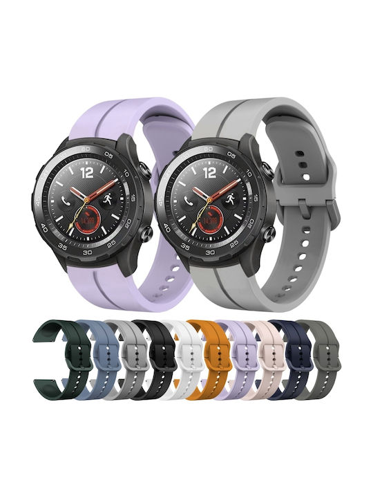 Gummi-Armband Blau 20mm
