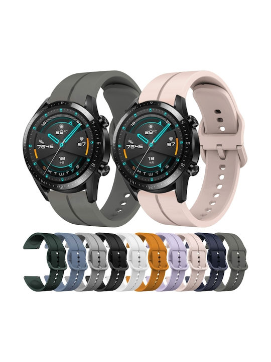 Gummi-Armband Rosa 42mm