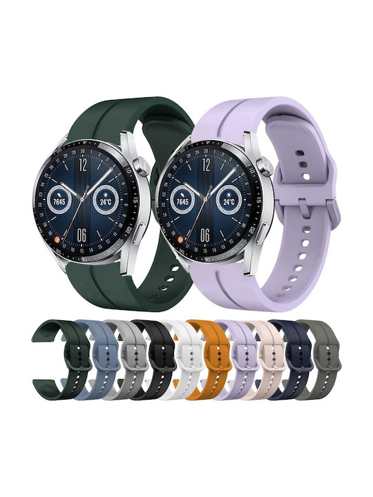 Gummi-Armband Marineblau 42mm