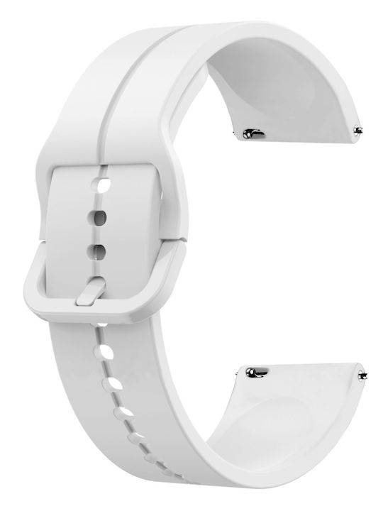 Rubber Strap White 22mm Rubber Strap White 22mm