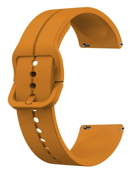 Rubber Strap Yellow 22mm