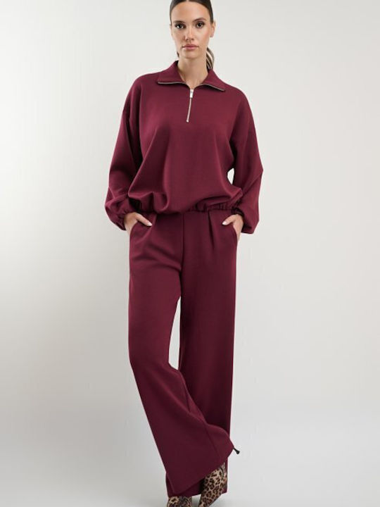 Damen Hochbund Pantaloona Burgundisch