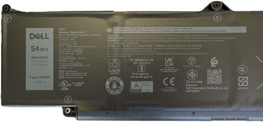 Dell Byd Byd Γνήσια Μπαταρία για Inspiron / Latitude / Precision Dell Btry,pri,54whr,3c,lith,byd