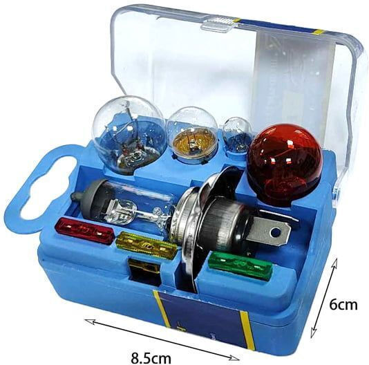 Rchang Kit Lămpi Auto și Siguranțe H4 Becuri Față Simple și Becuri Mici și Kit Siguranțe