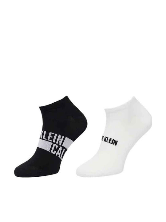 Calvin Klein Ανδρικές Κάλτσες Λευκό Και Μαύρο Χρώμα 2Pack