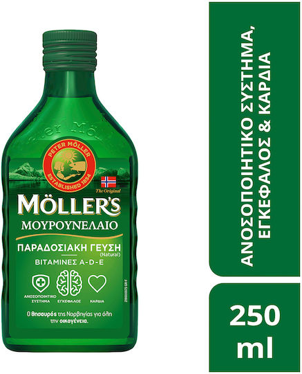 Möller’s Масло От Черен Дроб На Треска Традиционен Вкус 250ml