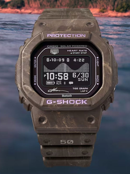 Casio Ceas Bărbătesc Digital Cu Baterie Și Curea Din Cauciuc Neagră