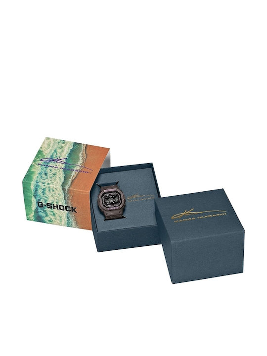 Casio Ceas Bărbătesc Digital Cu Baterie Și Curea Din Cauciuc Neagră