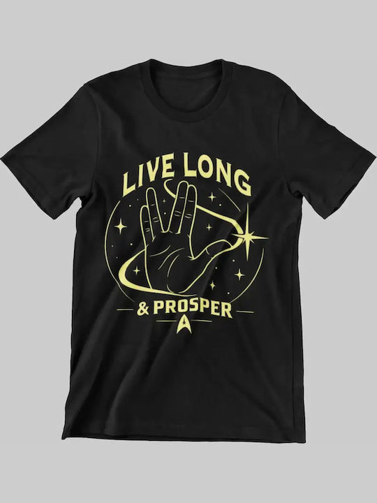 Kids T-Shirt Natural with Vulcan Salute and Starfleet-Inspired Delta A Star Trek Inspired Graphic T-Shirt for Fans of Science Fiction and